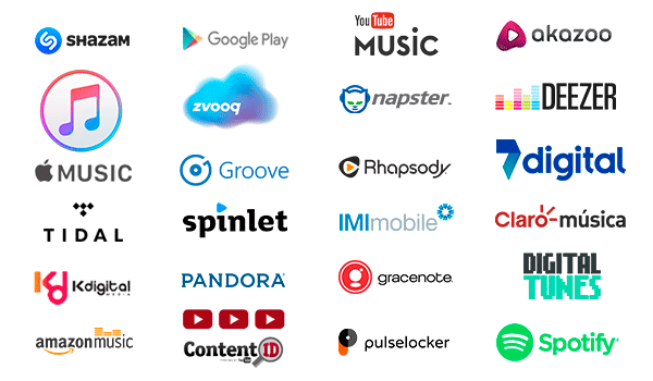 Canales de Distribución digital de música en Sarbide Music