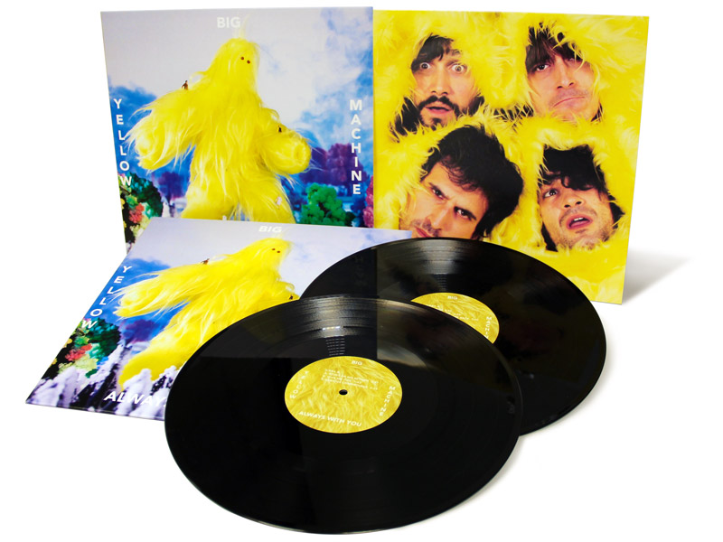 Fabricación de Vinilo LP 12" con funda Gatefold - Yellow Big Machine