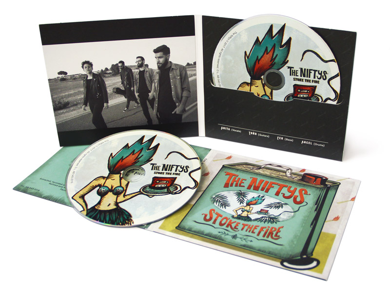 Álbum CD con disco en ranura derecha - The Niftys