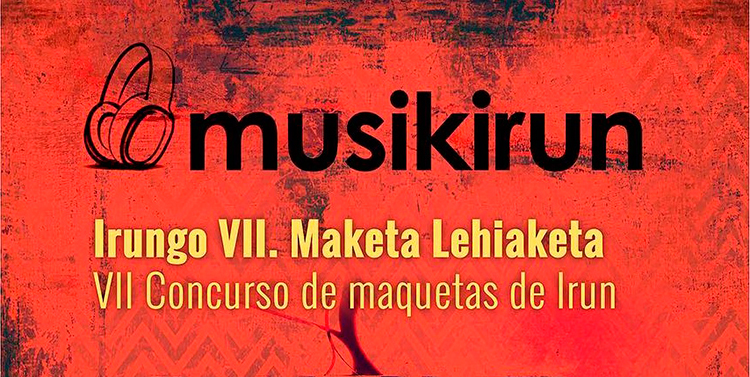 Cartel del VII concurso de maquetas MusikIrun