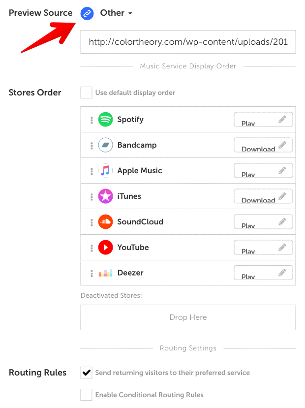 feature.fm smart links musica
